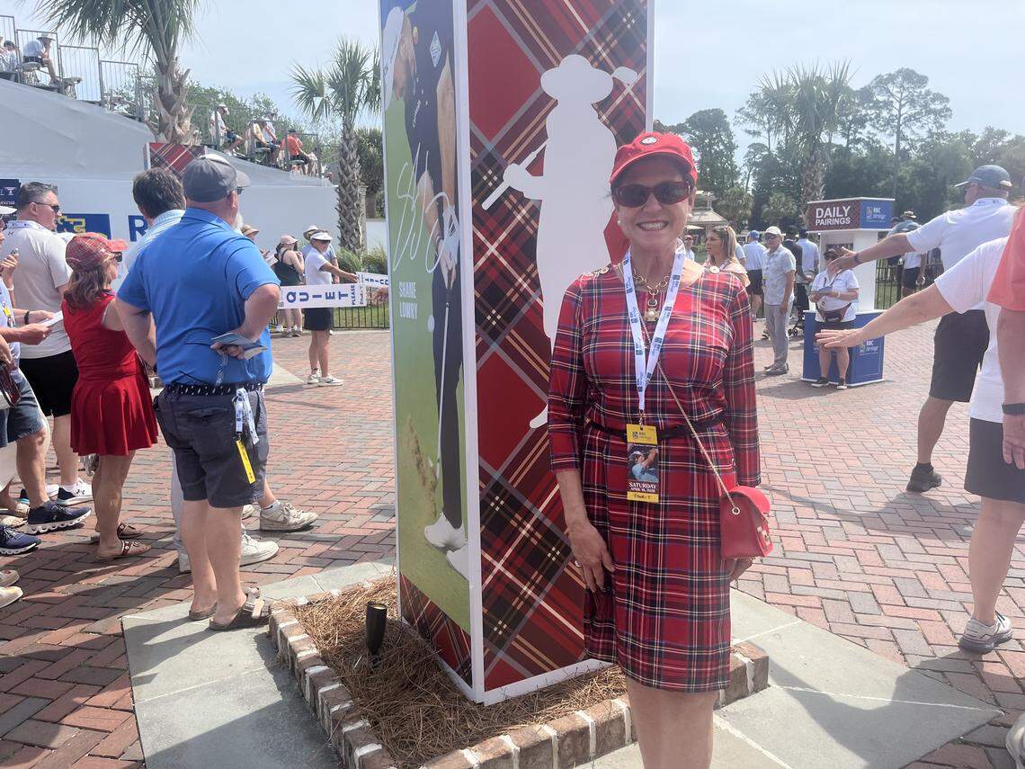 Leslie Richardson of Hilton Head, says Plaid Nation day is a great invitation to Hilton Head residents to attend the PGA Tour pro golf event.