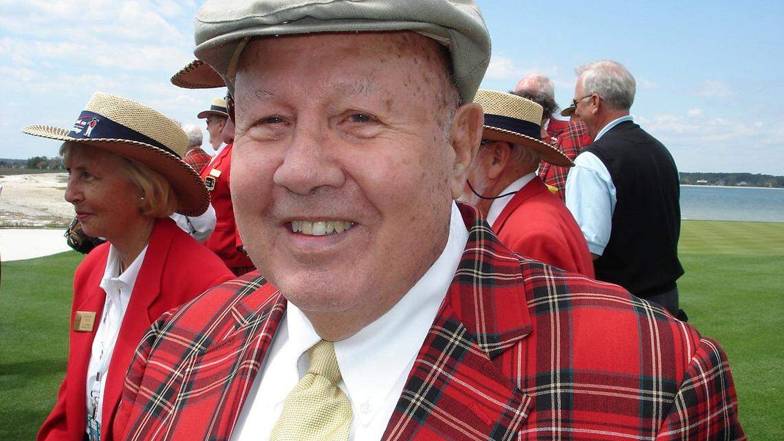 Joseph B. Fraser Jr. at the 2008 Heritage tournament at Harbour Town Golf Links in Sea Pines on Hilton Head Island.