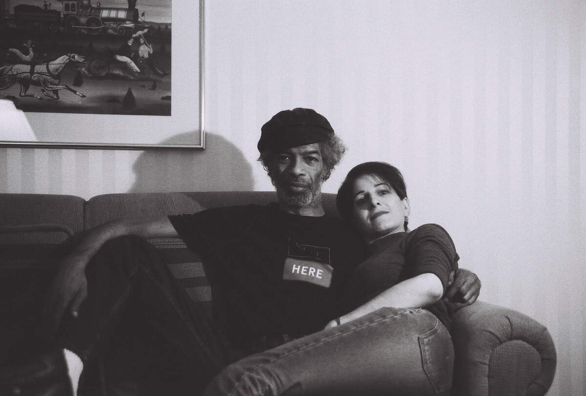 Monique de LaTour submitted a photo of herself with her ex-boyfriend, famous writer and musician Gil Scott Heron.