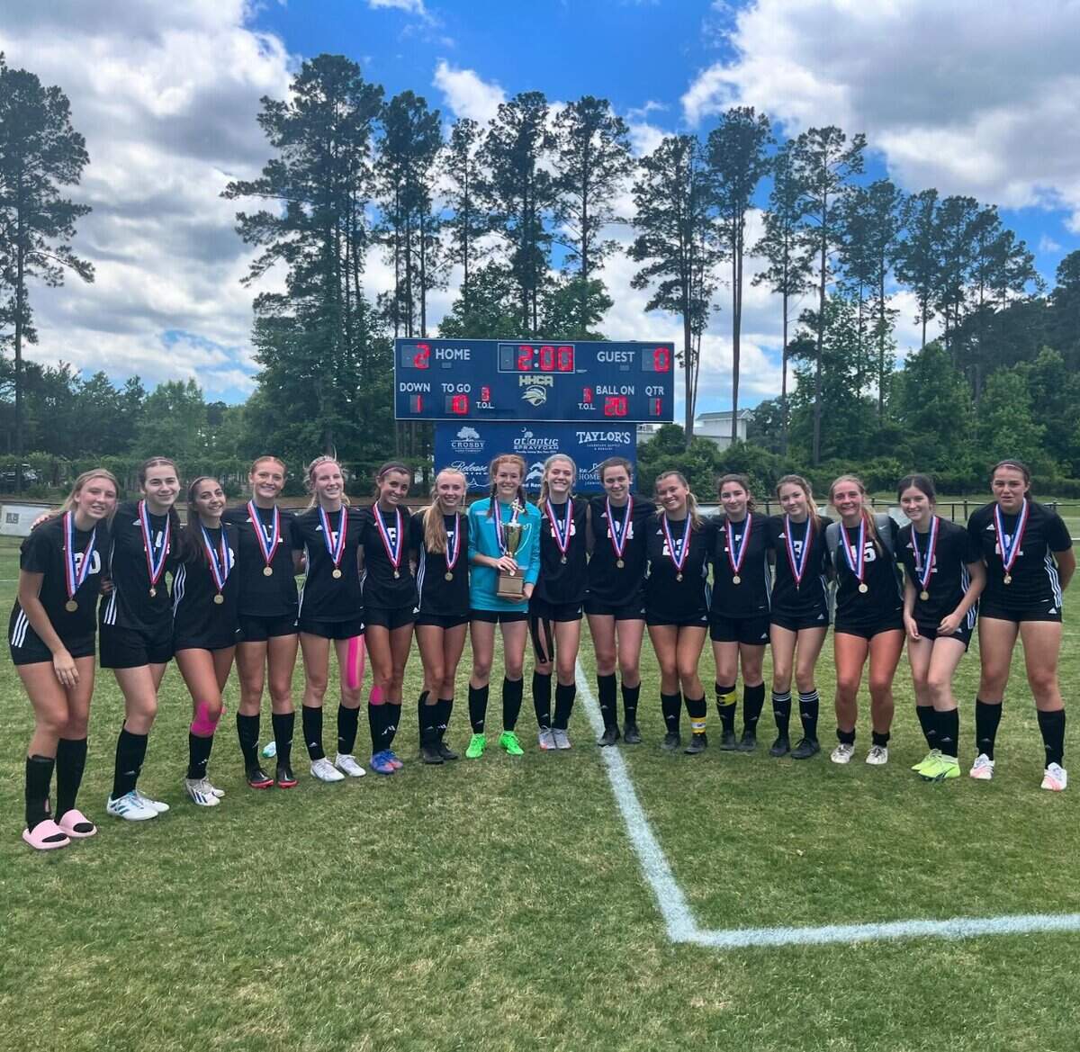 Holy Trinity Classical won the 2024 SCISA Class A/2A girls soccer championship on May 11, 2024.