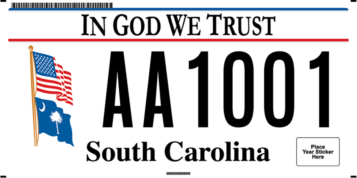 The “In God We Trust” license plate will continue as an alternative option for South Carolinians as new SC250 plates are rolled out in January 2026.