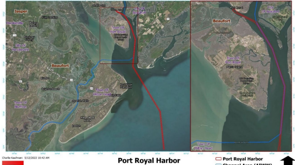 A marina at the Port of Port Royal is attractive because “it’s got deep water and it’s got no air draft issues with bridge clearances,” says Peter Clark, Safe Harbor’s chief development officer.