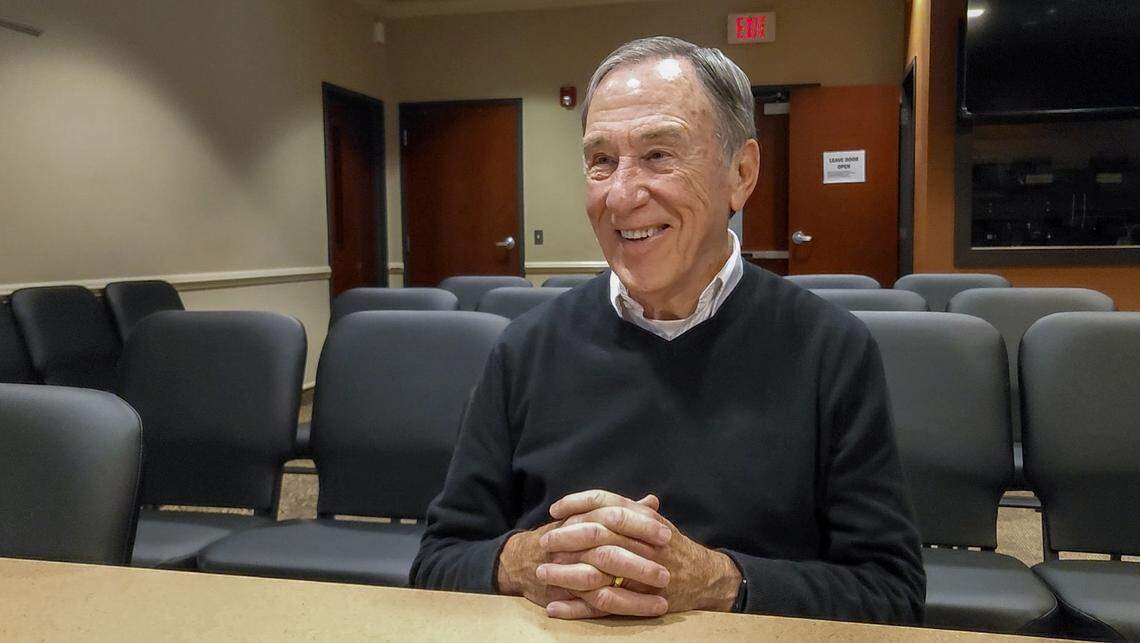 Harry Williams, mayor of Hardeeville, sits down for an interview on Jan. 5, 2024 to talk about the future growth of the city in council chambers at city hall. Williams has decided that he will not seek to run for another term as mayor.