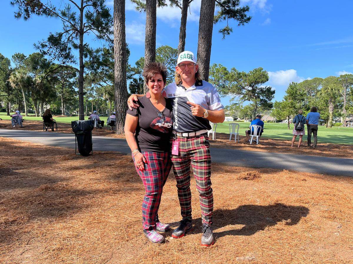Troy and Robin Hensley have been coming to RBC Heritage since 2015. When they arrive, they like to do so in style. The two, Robin Hensley said, “like to stand out.”