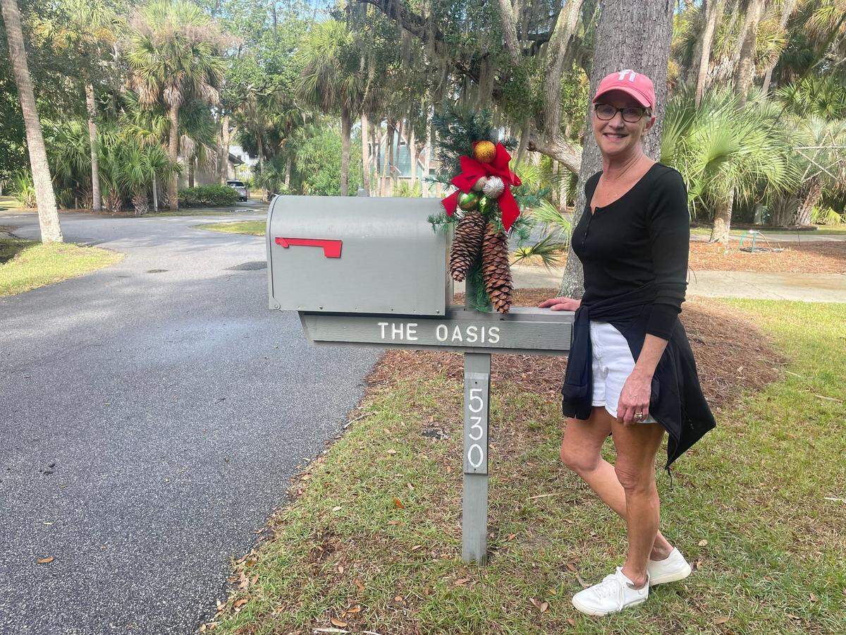 Becky Freimuth was considering naming her home something after Gilligan’s Island, but decided on this name instead.
