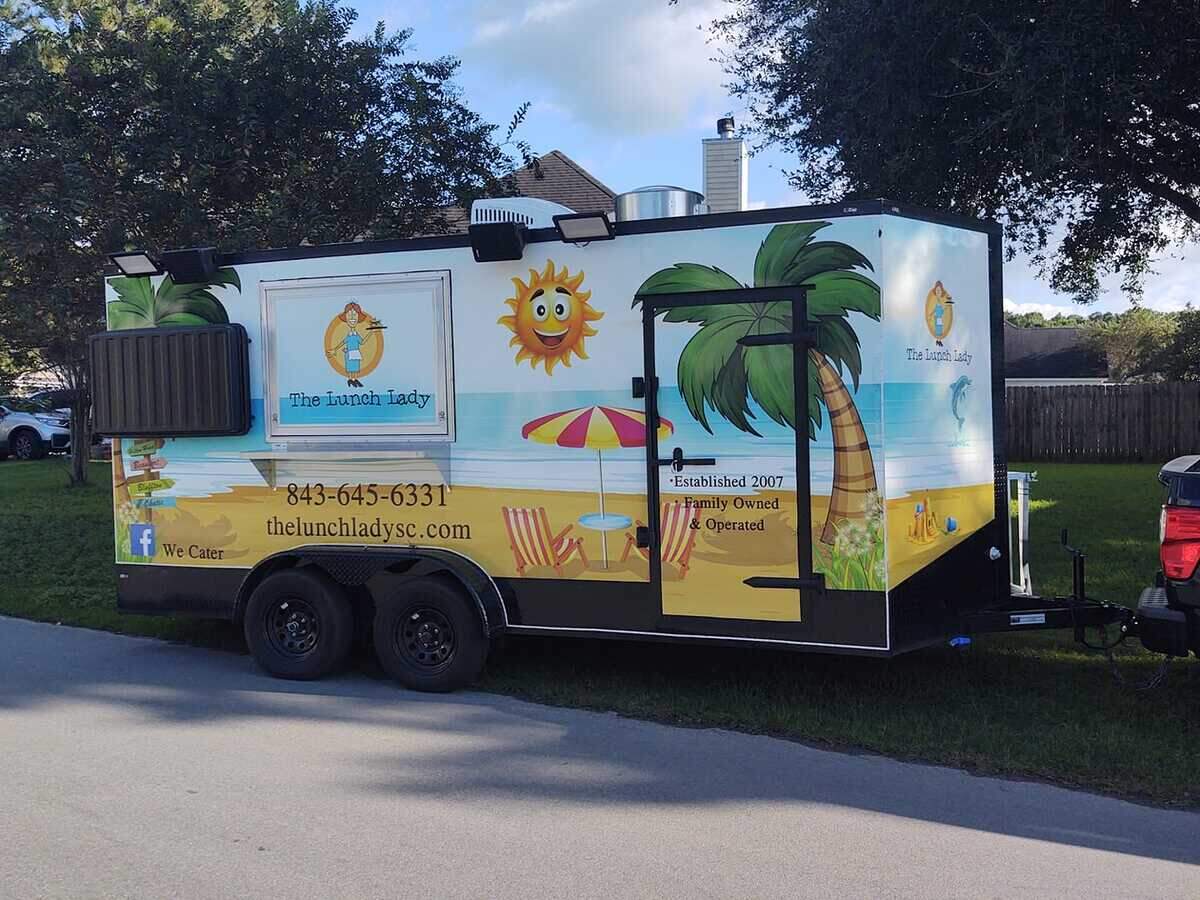 The Lunch Lady Food Truck was destroyed by an early morning fire in Okatie on Friday, May 3, 2024.