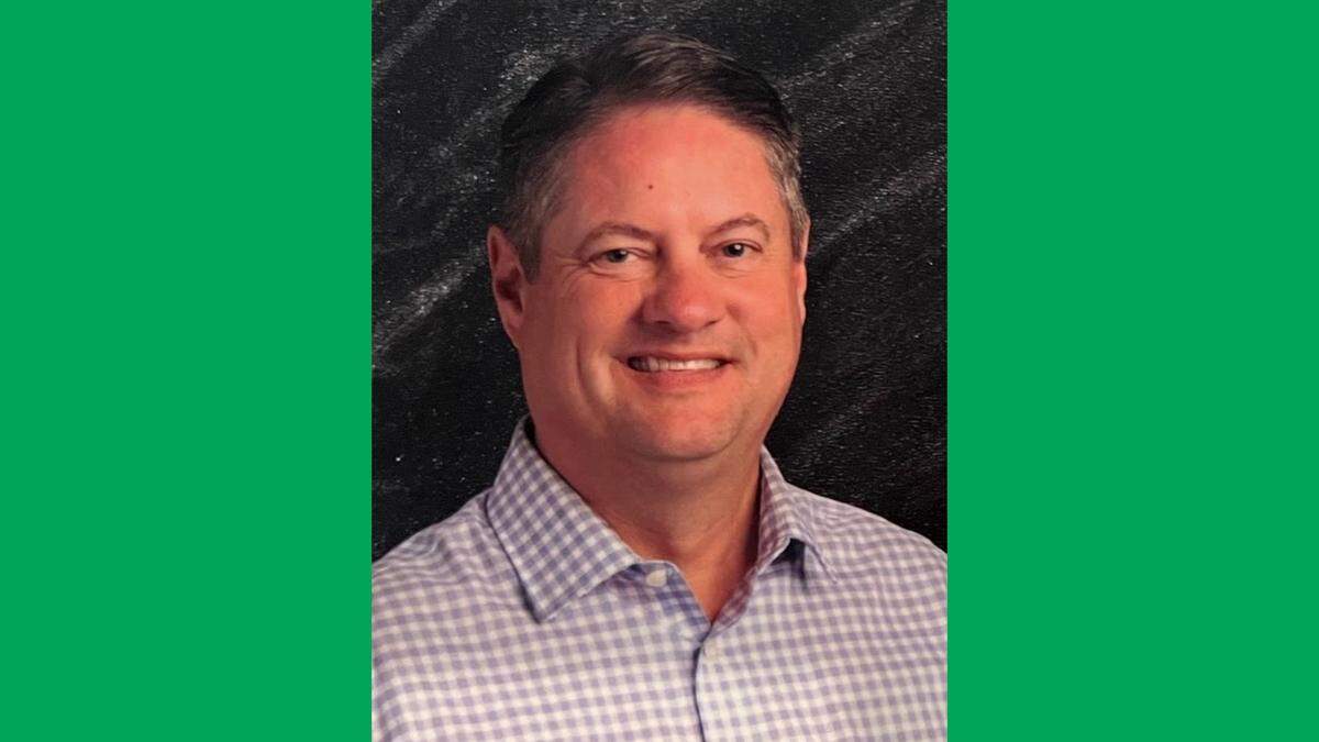 A photo of H.E. McCracken Middle School Principal Roger Ward.