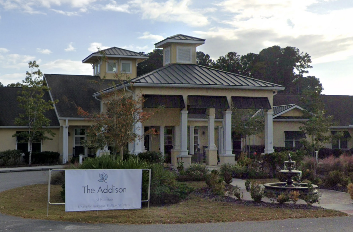 The Addison of Bluffton, which offers assisted living and memory care services, is located at 8 Hampton Lake Drive off Bluffton Parkway. A 49-year-old nursing aide at the facility who allegedly slapped a resident in the face was arrested Jan. 22, on the charge of abusing a vulnerable adult.