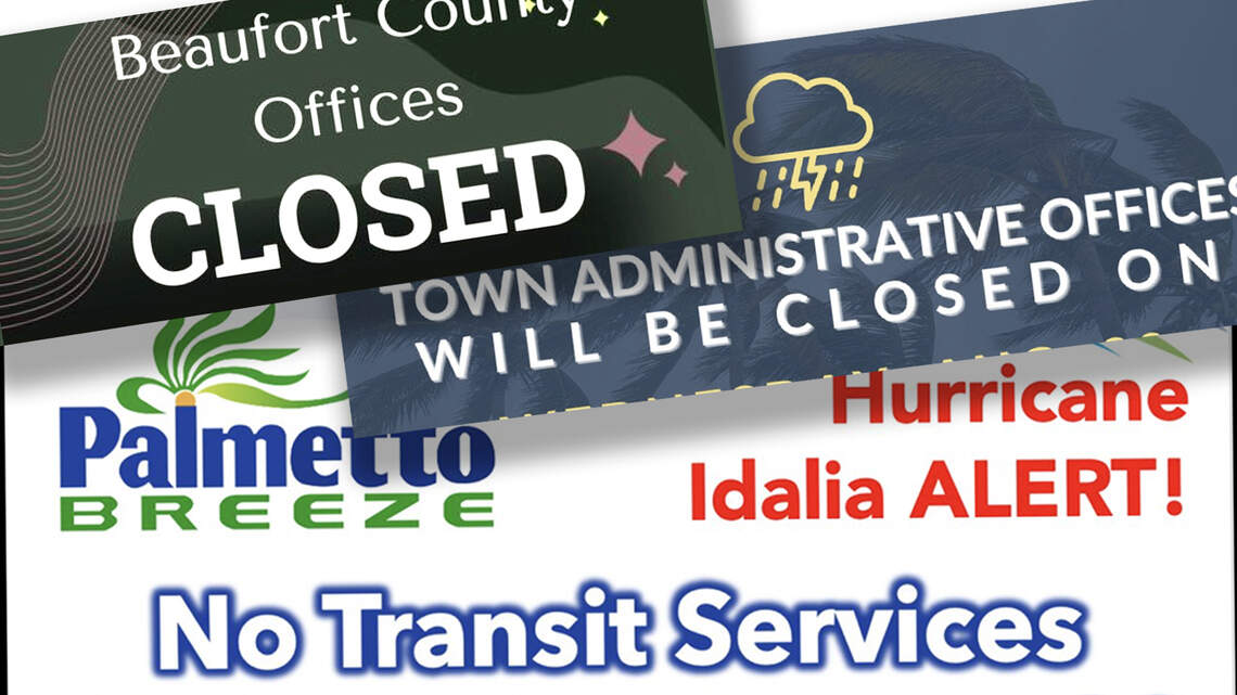 Updated: What’s closed or postponed because of Idalia in Beaufort County?