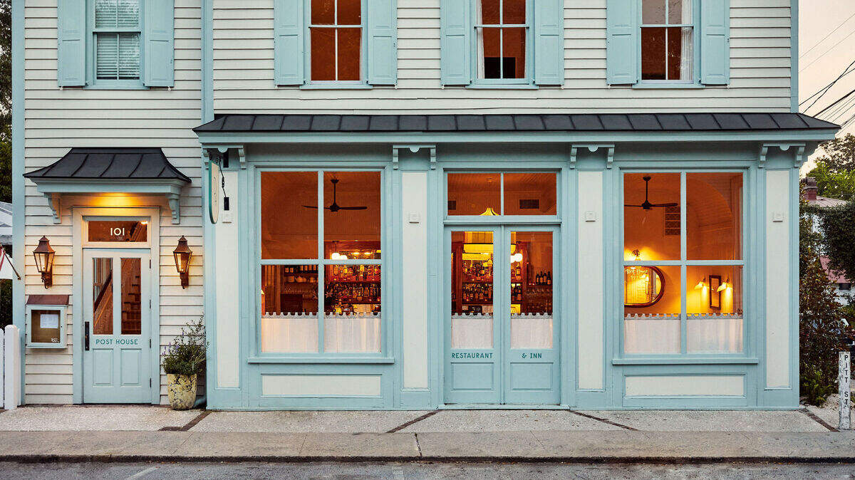 The Post House, which can be found at 101 Pitt Street in Mount Pleasant, is a seven-bedroom coastal tavern and inn that was recently awarded the title of being the best place to stay in South Carolina in 2023 by Travel + Leisure.