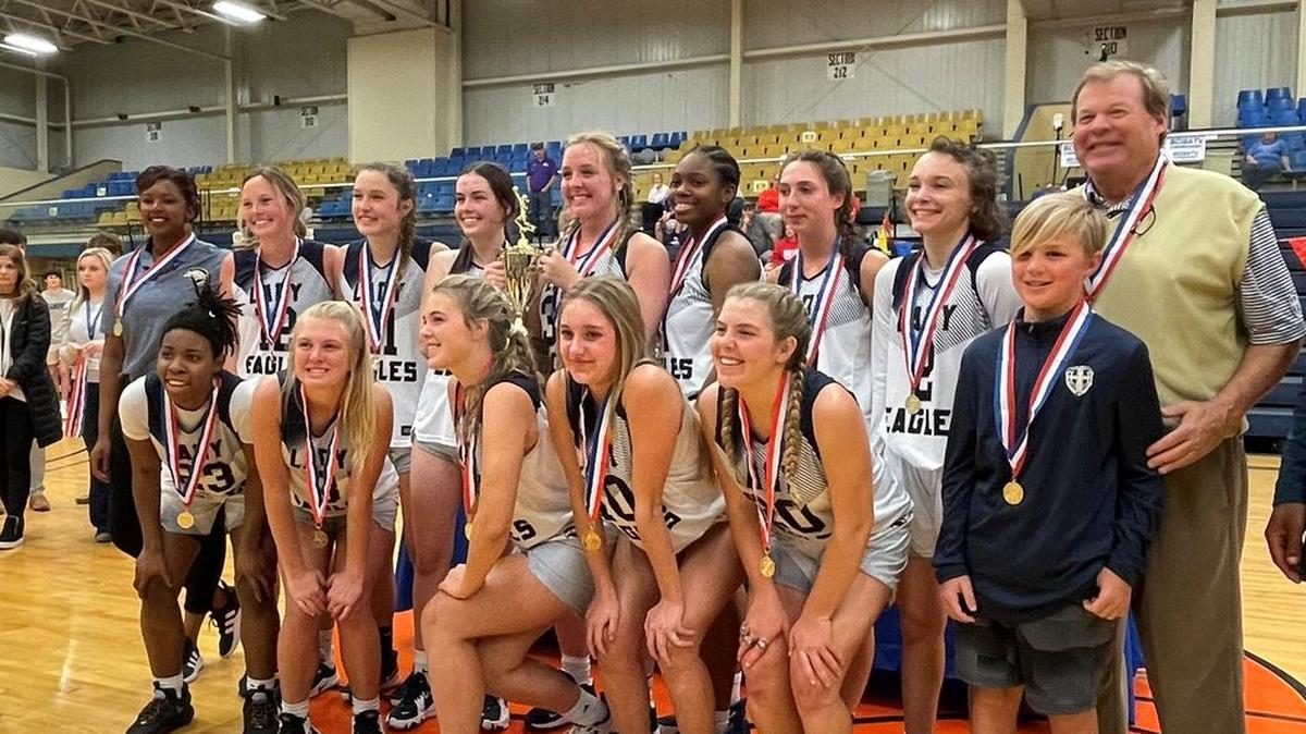 Hilton Head Christian girls basketball team won its fourth straight SCISA Class 2A championship on Saturday, Feb. 26, 2022.