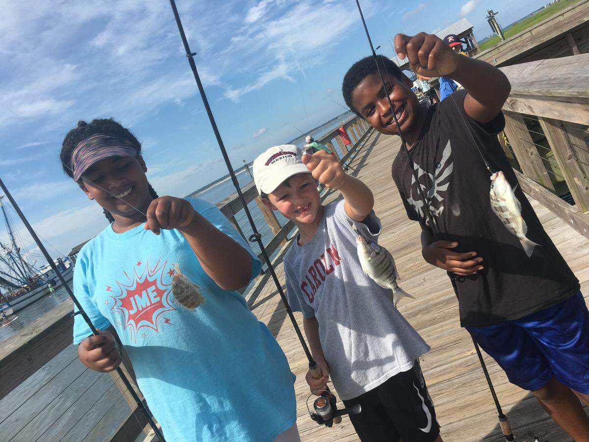 A submitted photograph by the South Carolina Wildlife Federation depicting the family-friendly plishing challenge that allows participants of all ages to spend time outdoors and help the environment in this interactive conservation effort.