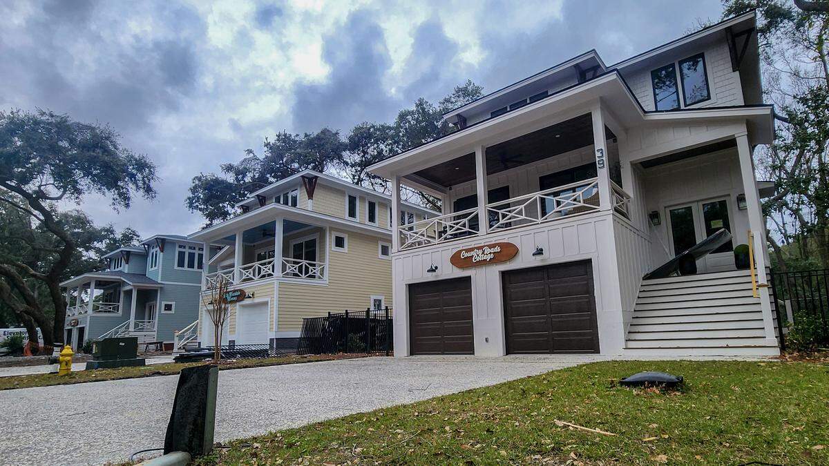 These homes recently built in the Holiday Homes neighborhood of Hilton Head Island were the catalyst for the majority of residents to band together to ask the Town of Hilton Head Island to limit what can be built in their neighborhood.