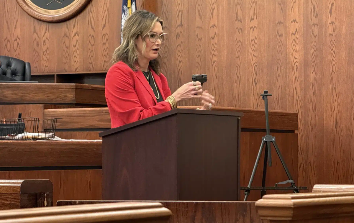 Deputy Solicitor Mary Jones of the 14th Circuit Solicitor’s Office prosecuted the case of Jeremiah Theodore McGee-Ashton, who was found guilty of voluntary manslaughter in the 2022 shooting death of Mark Tony Haynes in Bluffton.