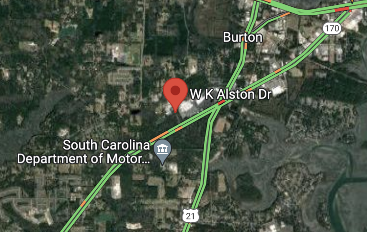 A ruptured main water line damaged S.C. 170 near Beaufort’s Walmart on Monday evening, closing a lane of the highway throughout Tuesday morning.