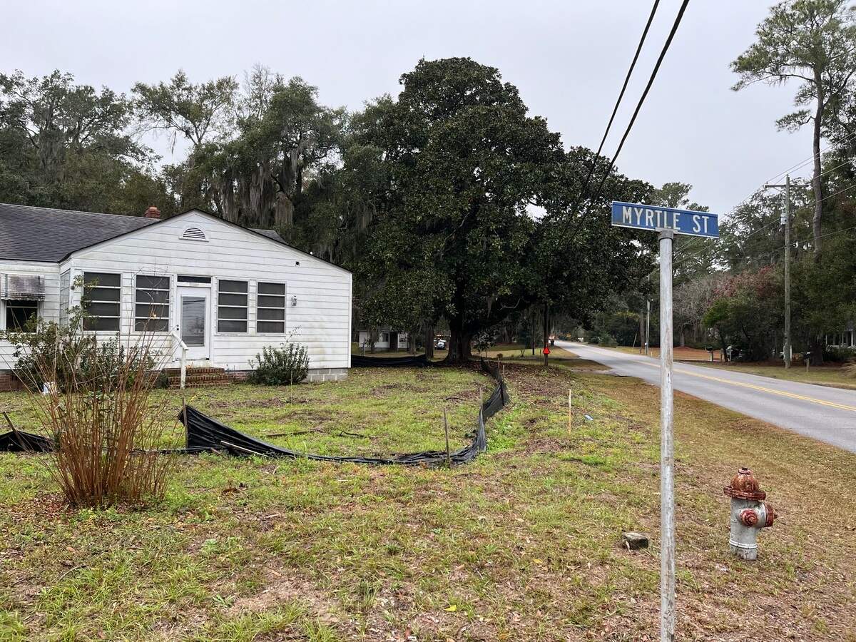 A new mixed-used development will sit at the intersection of Allison Road, shown here, and Ribaut Road.