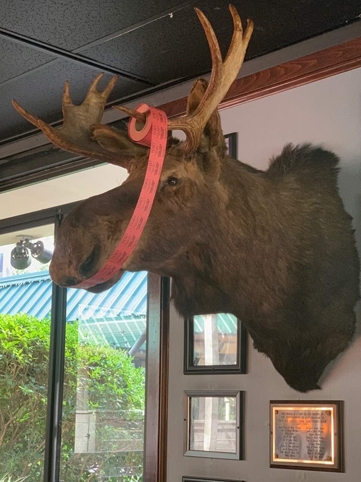 This photo from the Jump & Phil’s Facebook page shows “Waldo the Moose,” which was raffled off for charity at a farewell party for the longtime Hilton Head bar.