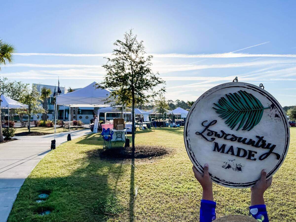 The Bluffton Lowcountry Made Market takes place at Buckwalter Place Commerce Park on the third Saturday of each month.