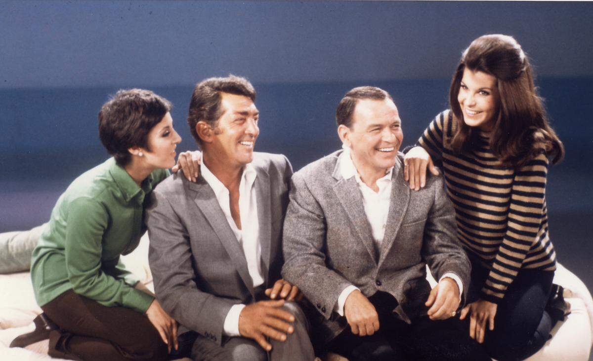 From left, Deana and Dean Martin and Frank and Tina Sinatra.