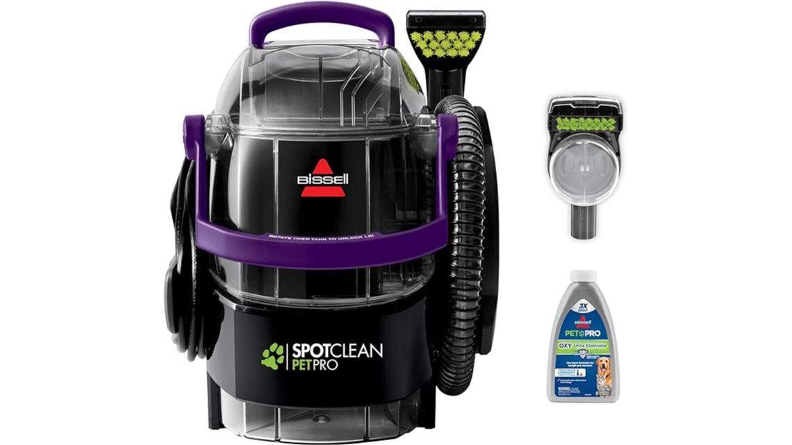 Daily Deal: Keep your home spotless with the Bissell SpotClean Pet Pro Portable Carpet Cleaner, on sale for 29% off