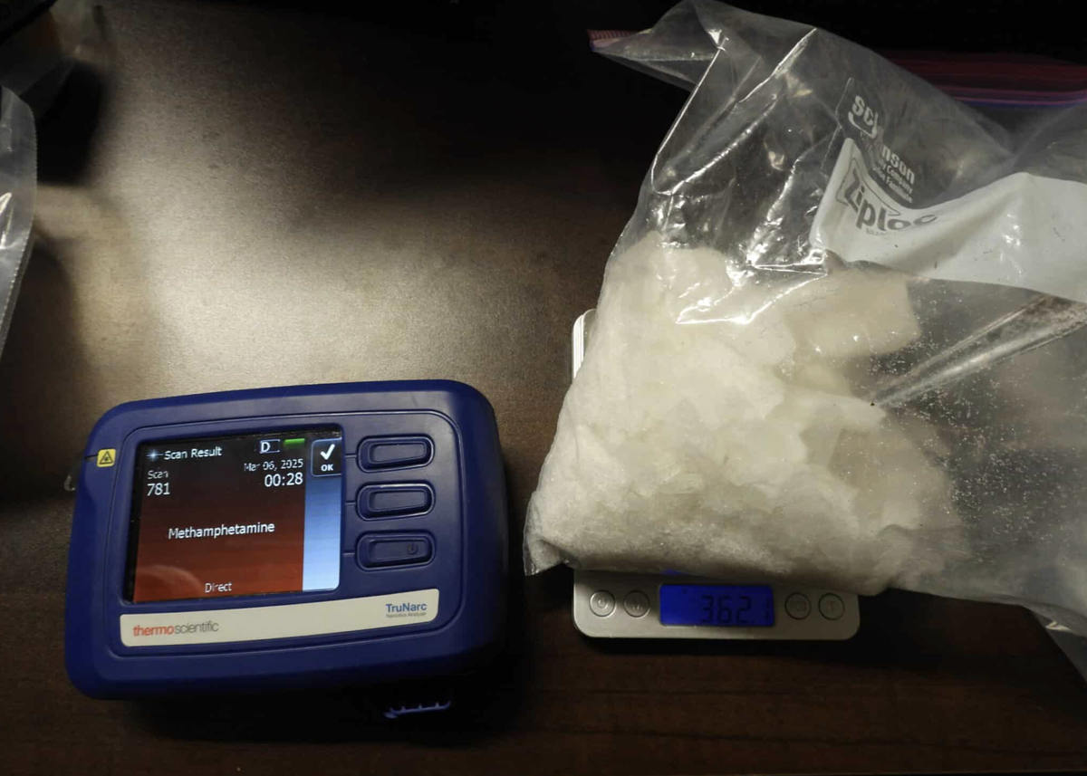 Detectives said they found over 500 grams of methamphetamine in the home of a Jasper County man who pleaded guilty to drug trafficking on Jan. 15, 2025. He was sentenced to the mandatory minimum of 25 years in prison.