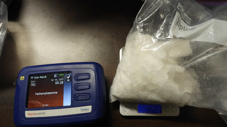 Local drug dealer gets hefty prison term after 500g+ of meth found in home