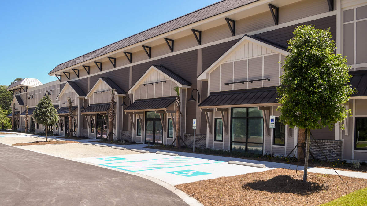 Myrtle Park Business Suites are two sister buildings that offer 60,000 square feet for industrial operations located at the corner of Ann Smith and Soperton Drives as photographed on May 3, 2023, in Bluffton.