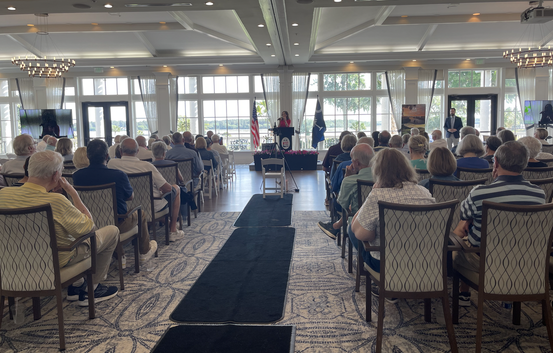 Congresswoman Nancy Mace attended a town hall of about 200 Dataw Island residents on April 23, 2025.
