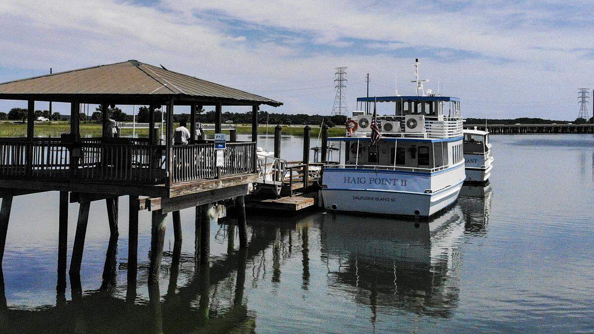 Daufuskie Island’s “The Haig Point II” sits docked on Sept. 8, 2023, at Buckingham Landing in Buffton.