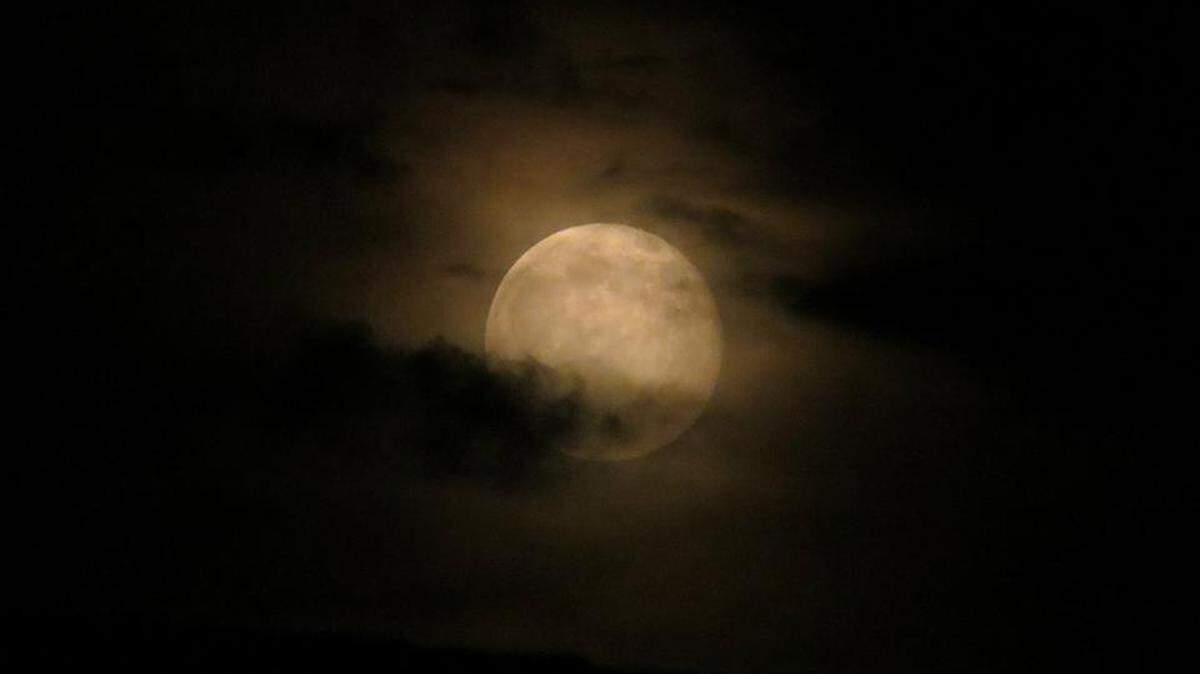 Derek Church took this photo in Bluffton of the full moon.