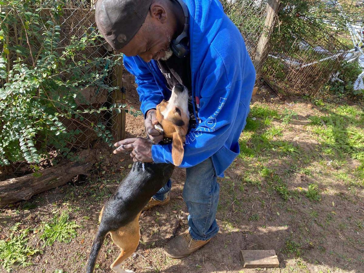 Prince and his owner, Keith Simmons