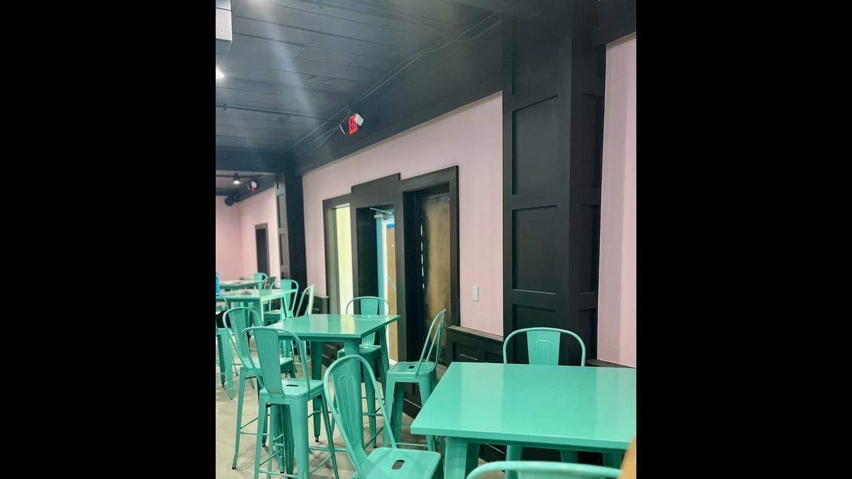 Indoor and outdoor dining is offered at GG’s Restaurant and Bar, which officially opens Saturday.