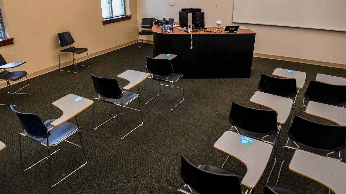 A South Carolina high school teacher is heard using a racial slur in a viral TikTok video., school officials say.