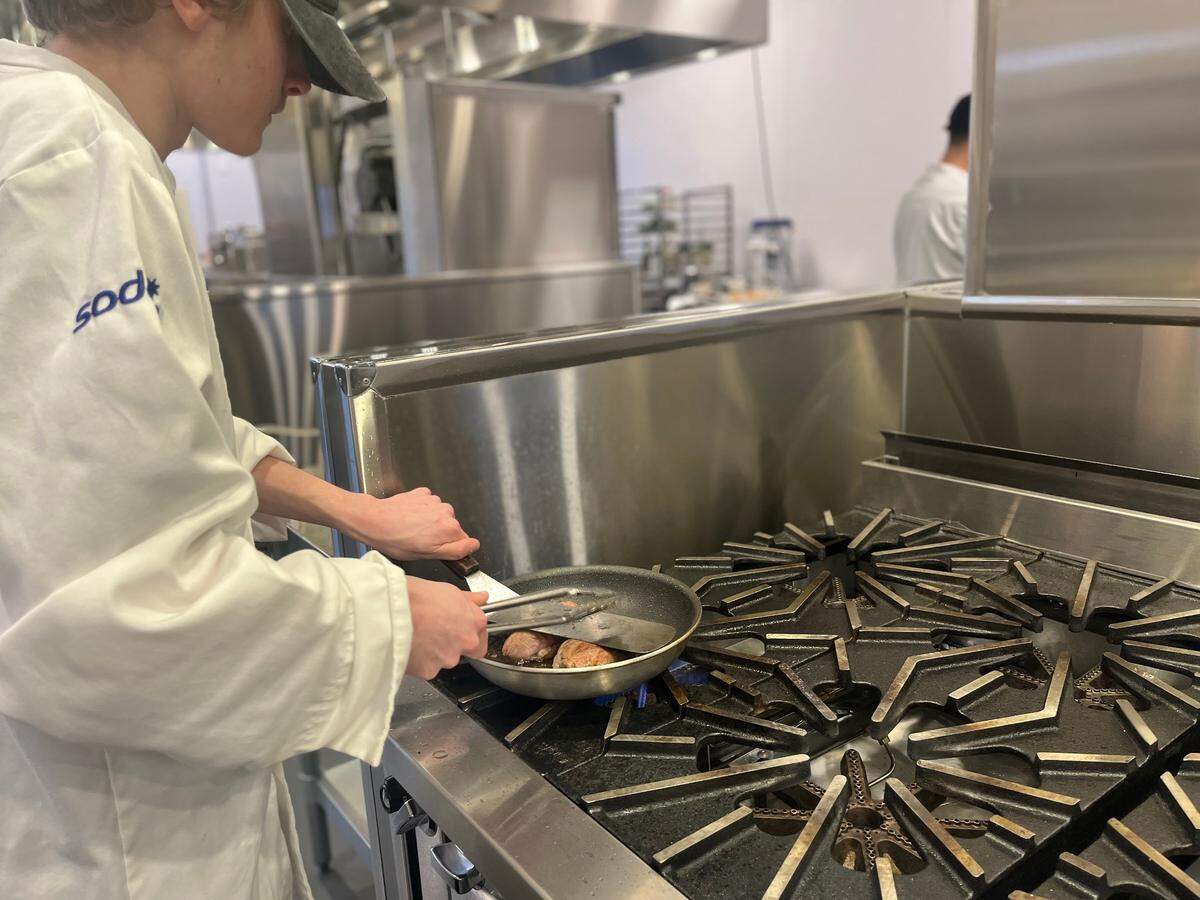 Hilton Head High School students chose to prepare duck for the competition Friday at TCL’s Culinary Institute of the South.