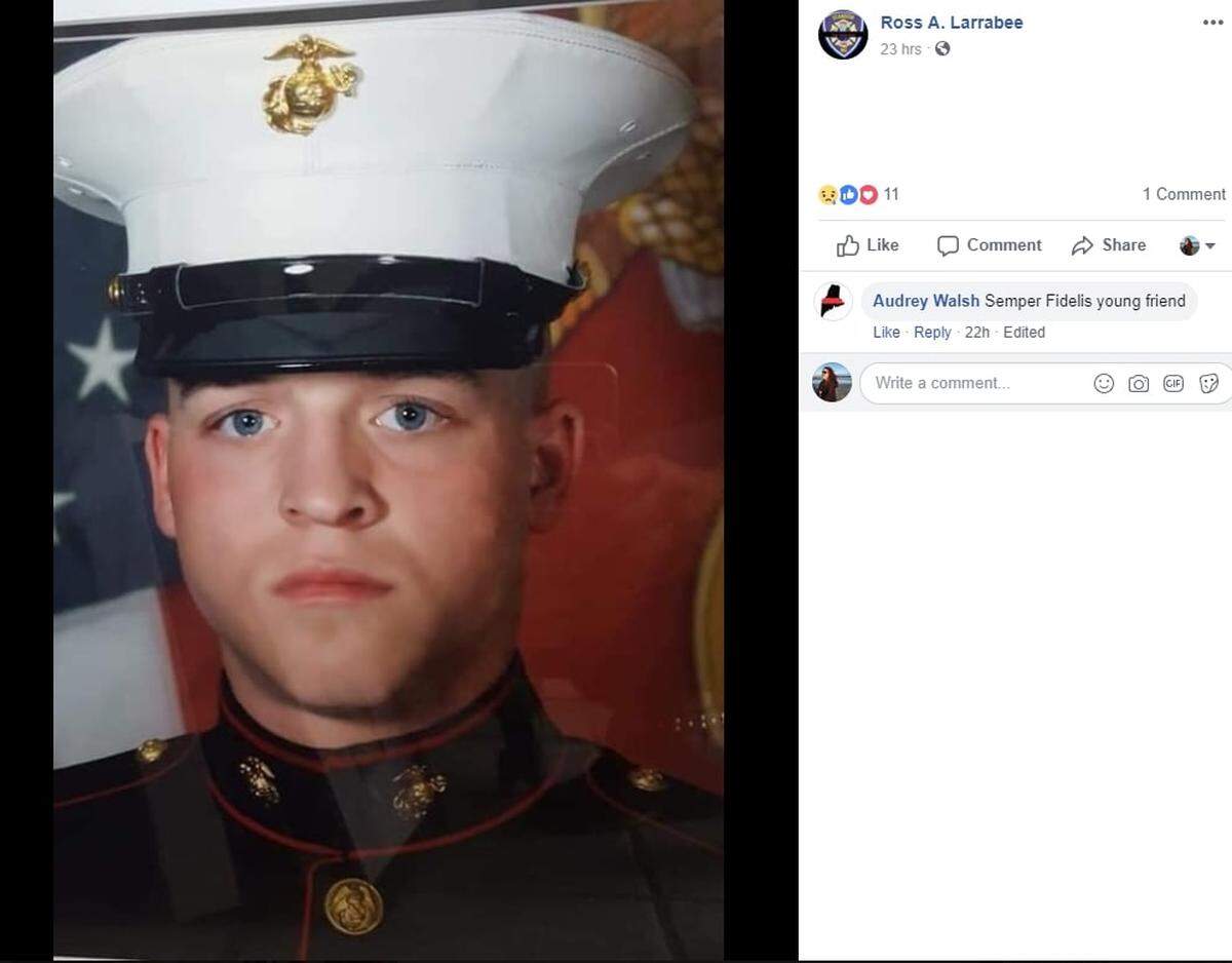 A photo of Tyler Wallingford posted to his Facebook page on April 14.