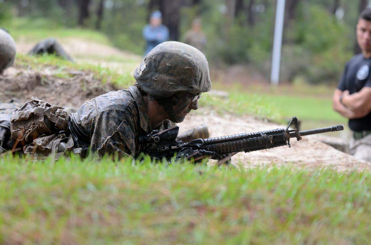 Photos taken of Marines going through the Day Movement Course portion during the Crucible on Sept. 25, 2015 at the Marine Corps Recruit Depot Parris Island.