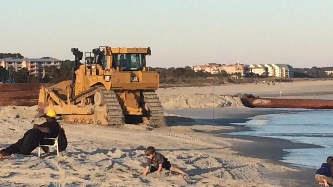 Eroding Hilton Head beaches are getting brought back to life. Where’s all the sand going?