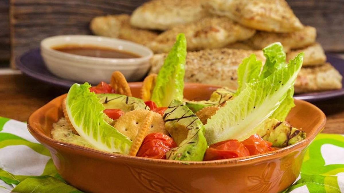 Rachel Ray and Chef Ryan Scott’s BLTA Dip, a baseball-themed concoction you can make yourself.