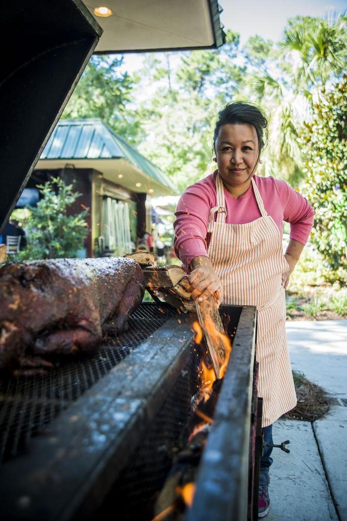 Chef Orchid Paulmeier at her Hilton Head Island restaurant One Hot Mama’s. Paulmeier, along with three others, was recently selected to be a 2016 South Carolina Chef Ambassador chef at the James Beard House in New York City. The South Carolina Chef Ambassador program was developed to bring awareness to the state’s food offerings and culinary talent, while also highlighting the state as a travel destination.