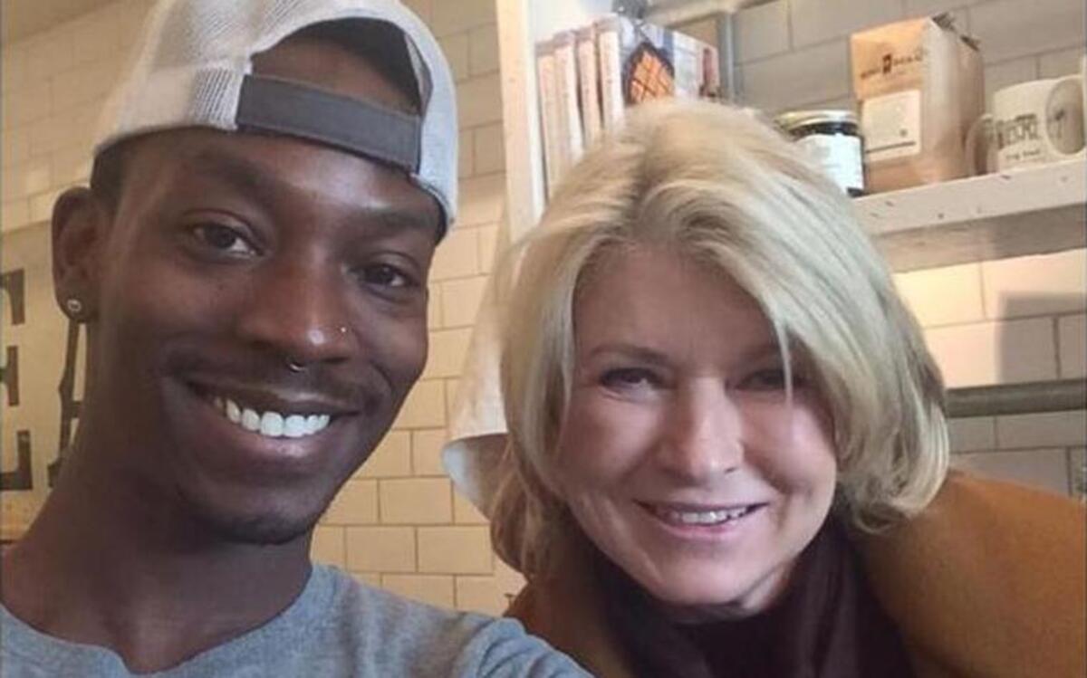 Martha Stewart stopped by Callie’s Hot Little Biscuit in Charleston on Friday morning for some biscuits.
