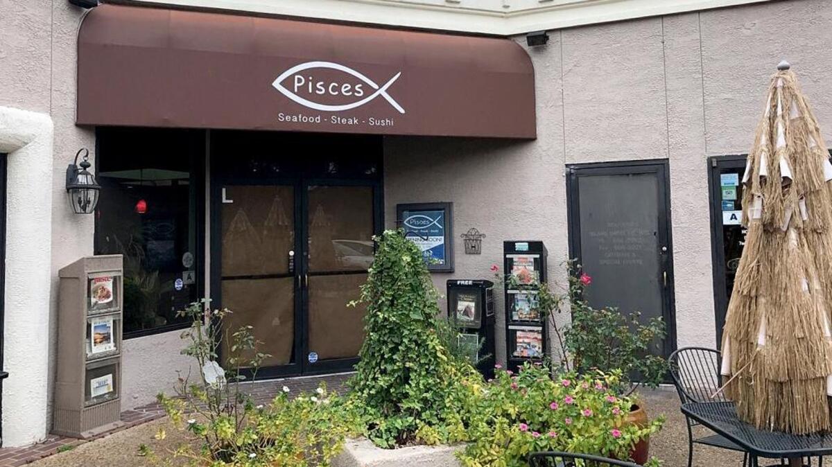 The exterior of Pisces on Dec. 27, 2016.