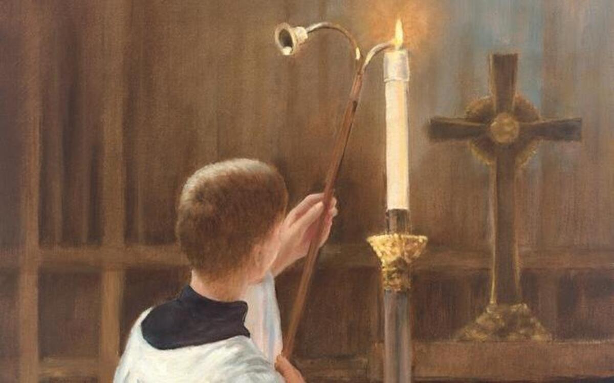 “The Acolyte” by Hilton Head Island artist Walter Greer.