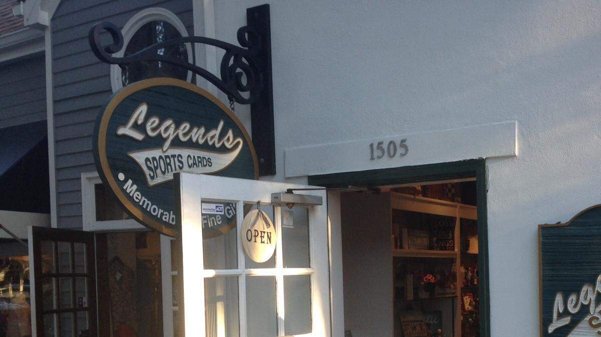 Legends Sports Gallery on Hilton Head Island. The store is closing and moving to the Promenade in Old Town Bluffton this winter.