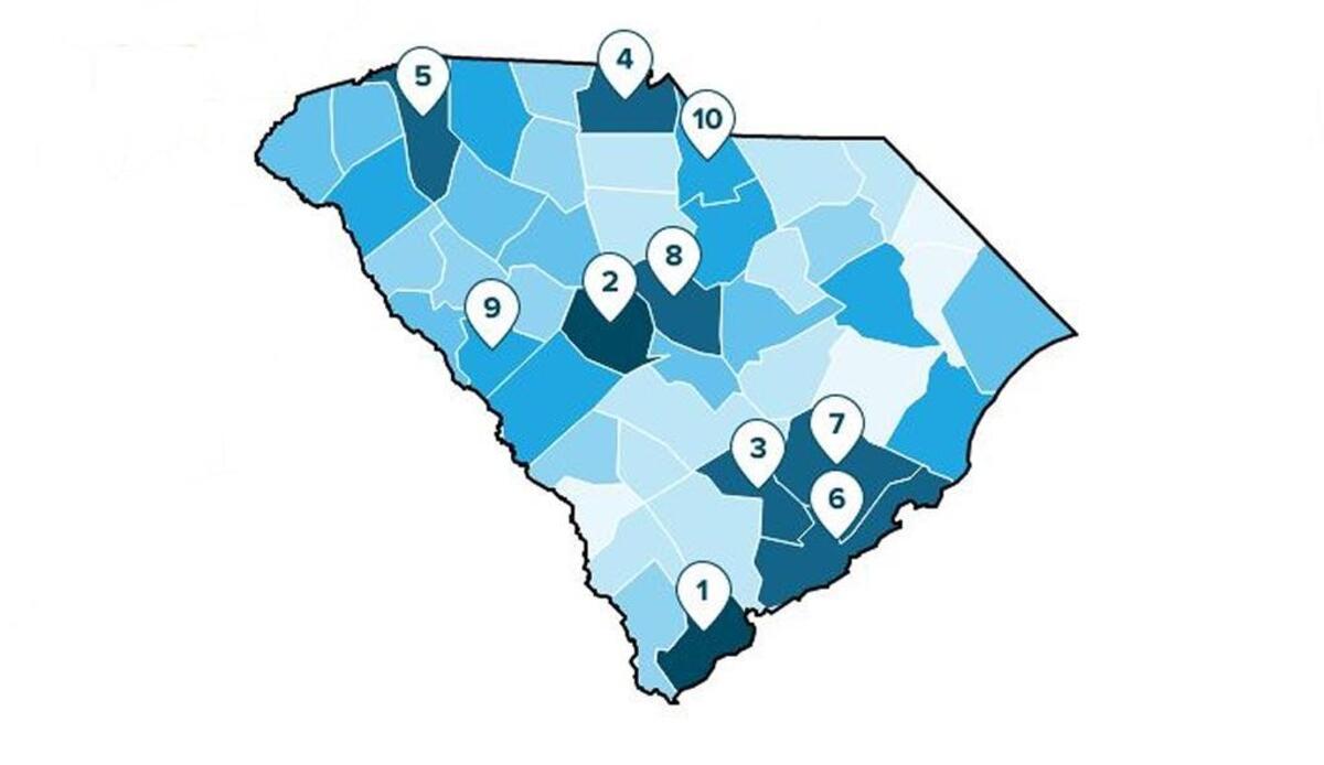 Beaufort County was listed as the best place in the state to save money by Smart Asset financial technology company.