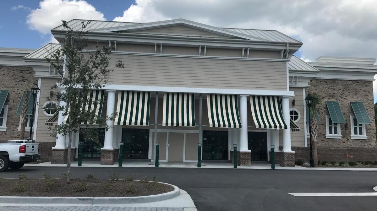 Awnings have gone up at a Bluffton store previously announced as a future Fresh Market.