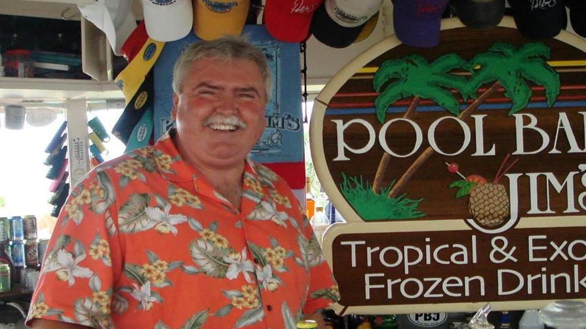 Jim Lisenby, aka Pool Bar Jim, from a photo taken in 2016.