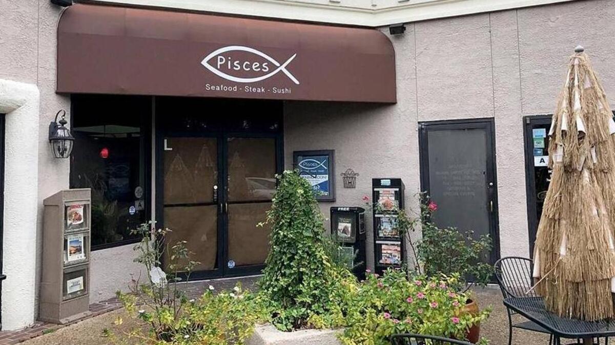 The exterior of Pisces on Dec. 27, 2016.