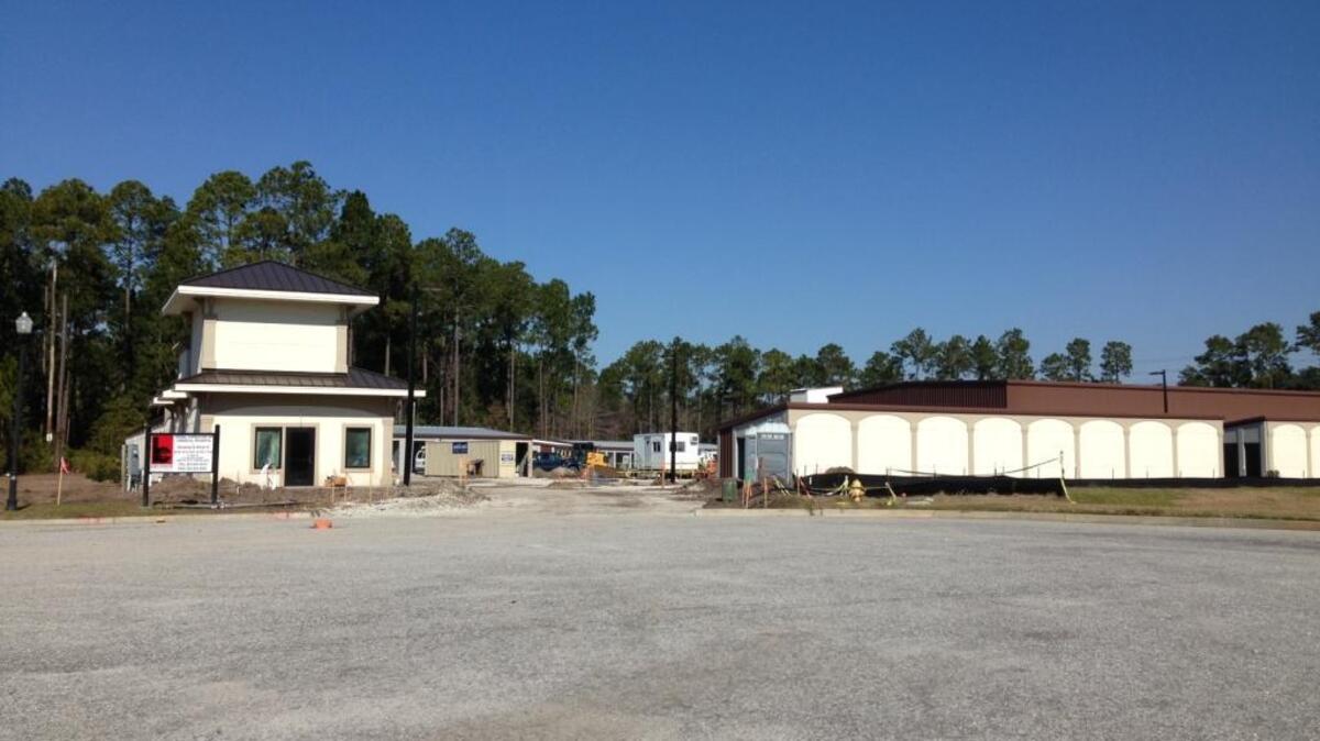 Bluffton Self Storage, under construction at 12 Oliver Court, is pictured.