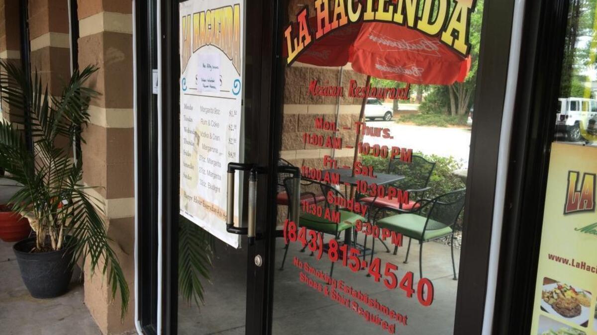 The La Hacienda located in Bluffton is photographed Wednesday, April 20, 2016.