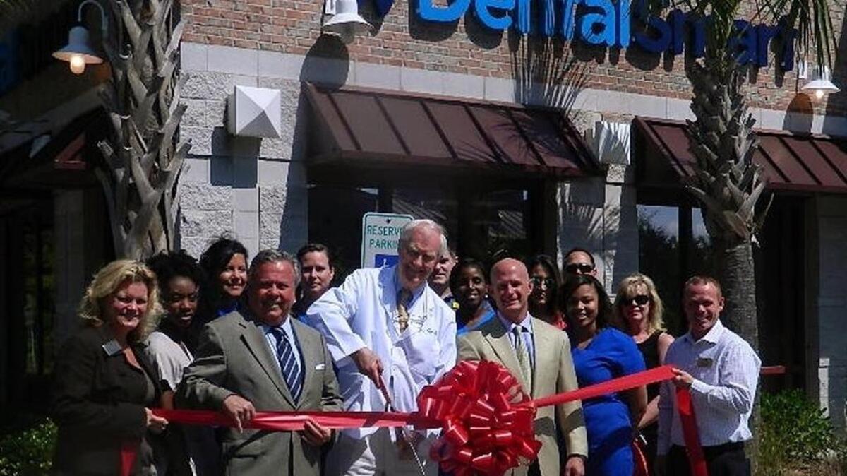 The staff of Dental Smart celebrated its grand opening with a ribbon-cutting by Greater Bluffton Chamber of Commerce.
